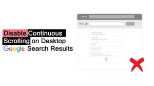 How to Disable Continuous Scrolling on Desktop Google Search Results